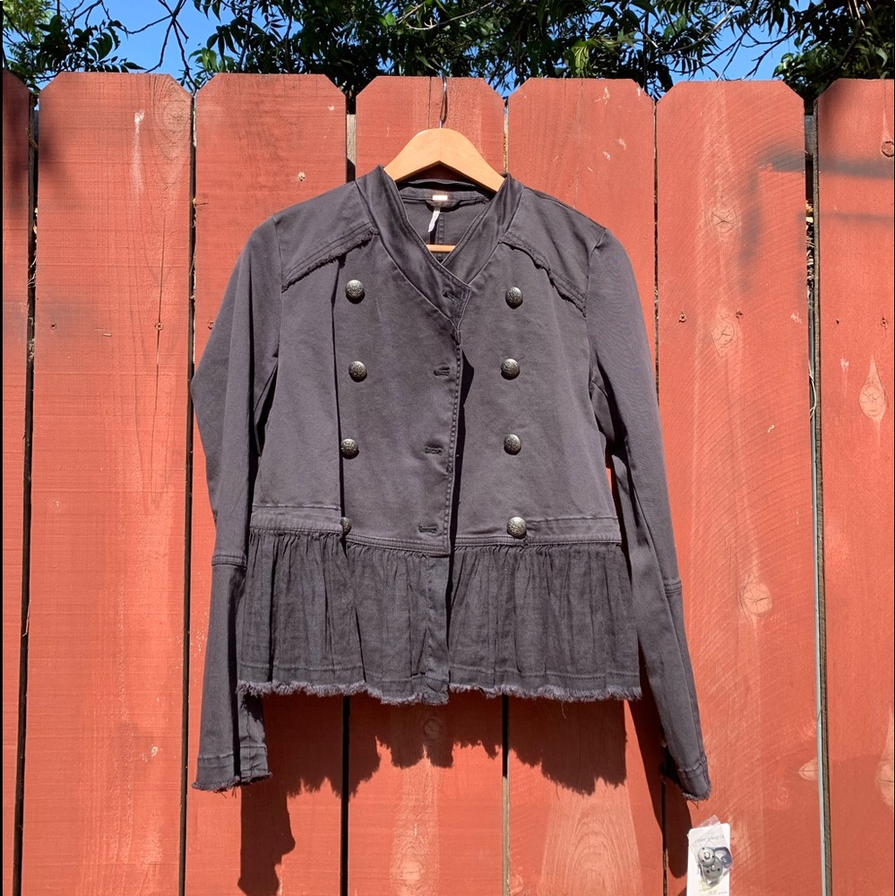 Brand New Free People Double-Breasted Jacket w/Tag